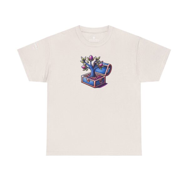 Vibrant Treasure Tree Tee, Unisex Cotton T-Shirt for Nature Lovers, Eco-Friendly Gift, Adventure Apparel, Unique Graphic Shirt - Image 17