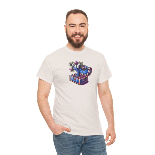 Vibrant Treasure Tree Tee, Unisex Cotton T-Shirt for Nature Lovers, Eco-Friendly Gift, Adventure Apparel, Unique Graphic Shirt - Image 19