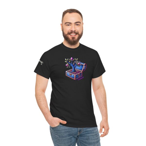 Vibrant Treasure Tree Tee, Unisex Cotton T-Shirt for Nature Lovers, Eco-Friendly Gift, Adventure Apparel, Unique Graphic Shirt - Image 16