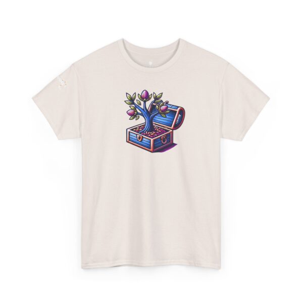 Vibrant Treasure Tree Tee, Unisex Cotton T-Shirt for Nature Lovers, Eco-Friendly Gift, Adventure Apparel, Unique Graphic Shirt - Image 18
