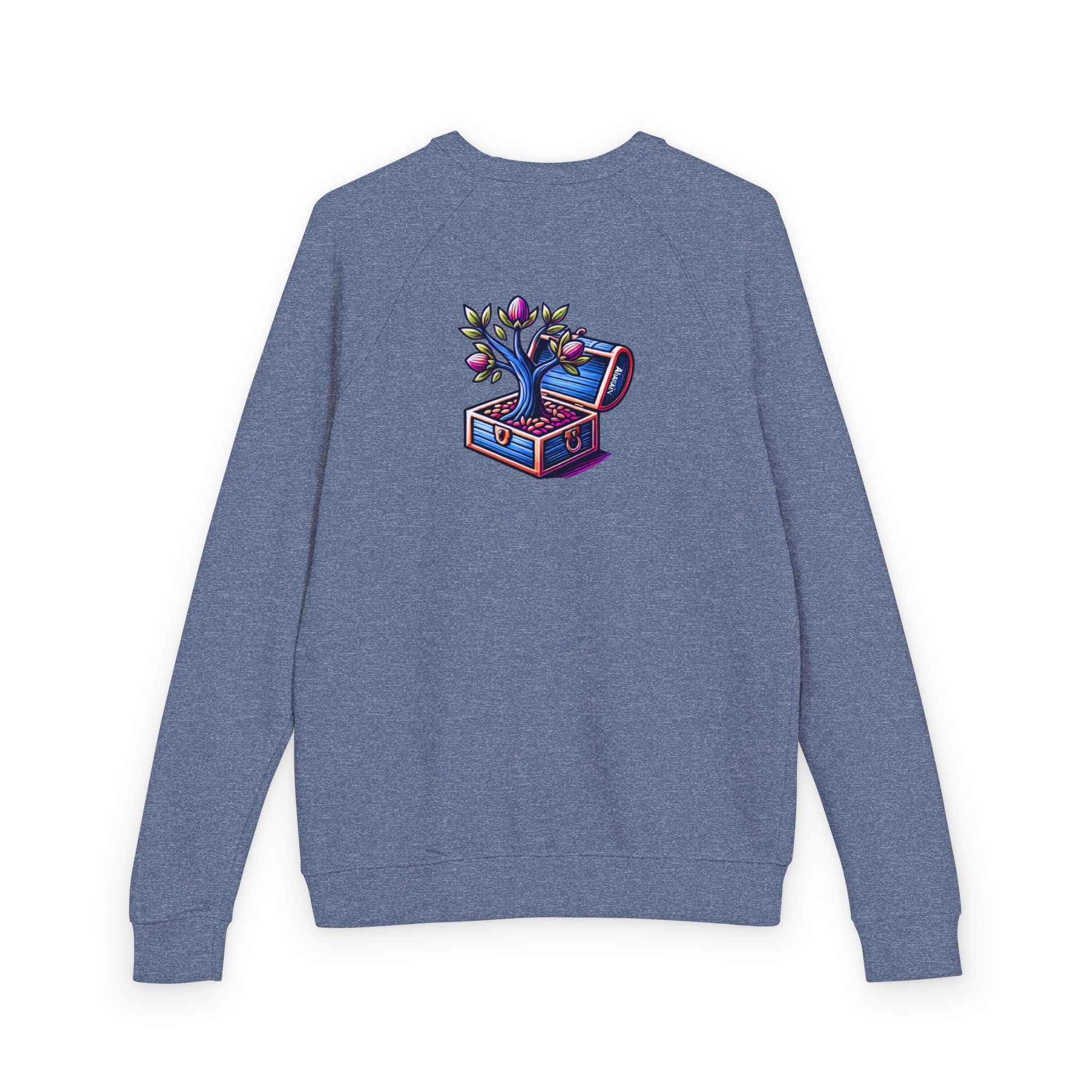 Unisex French Terry Raglan Crewneck - Image 14