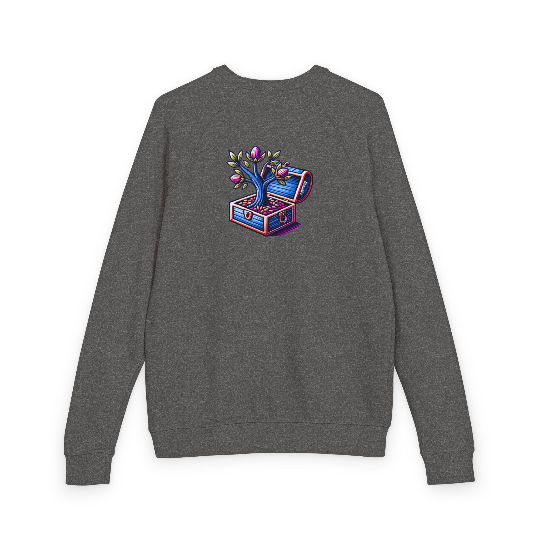 Unisex French Terry Raglan Crewneck - Image 2