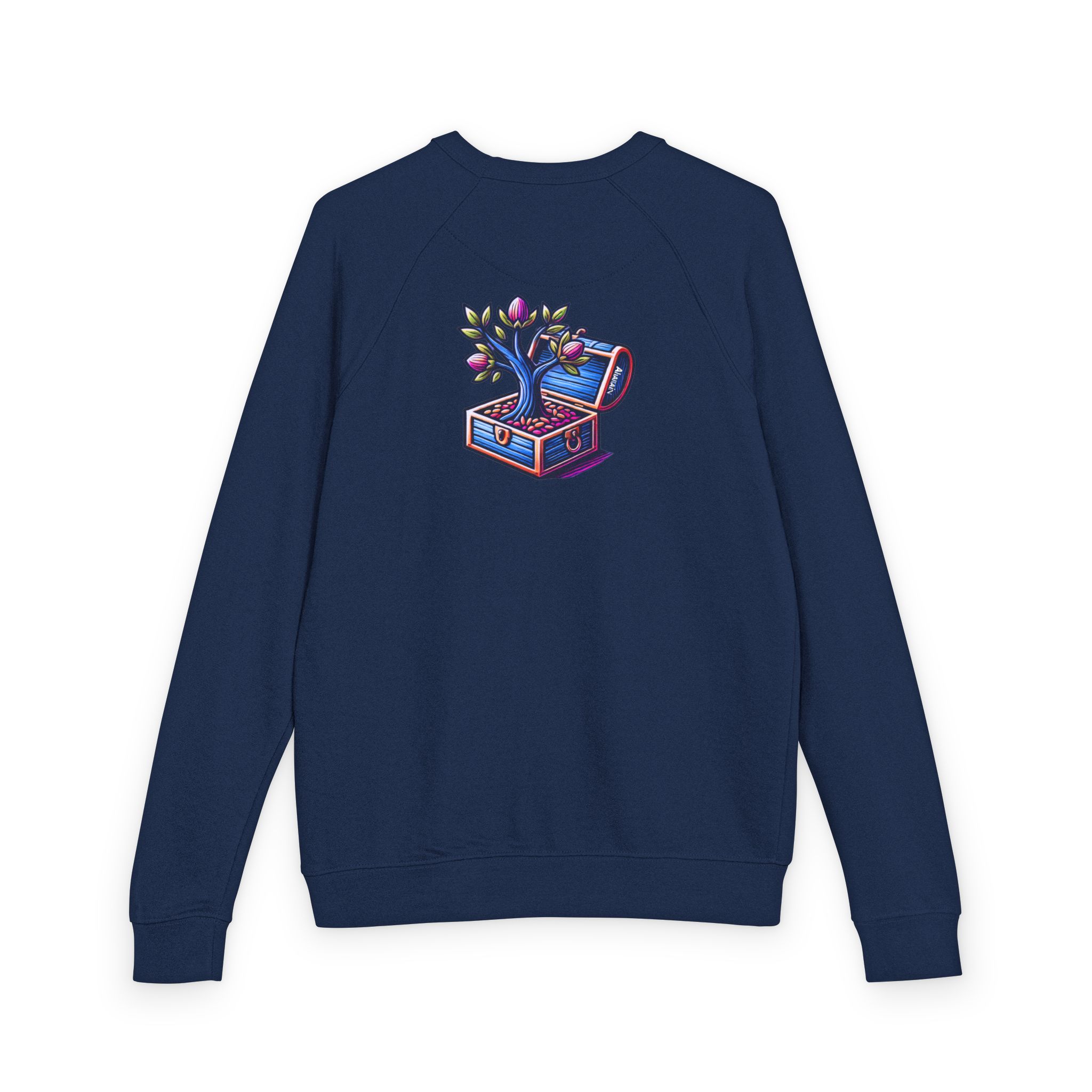 Unisex French Terry Raglan Crewneck - Image 10