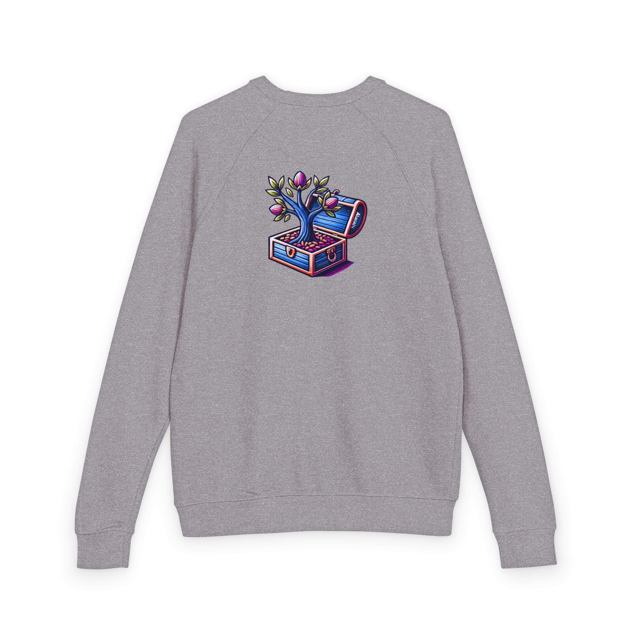 Unisex French Terry Raglan Crewneck - Image 18