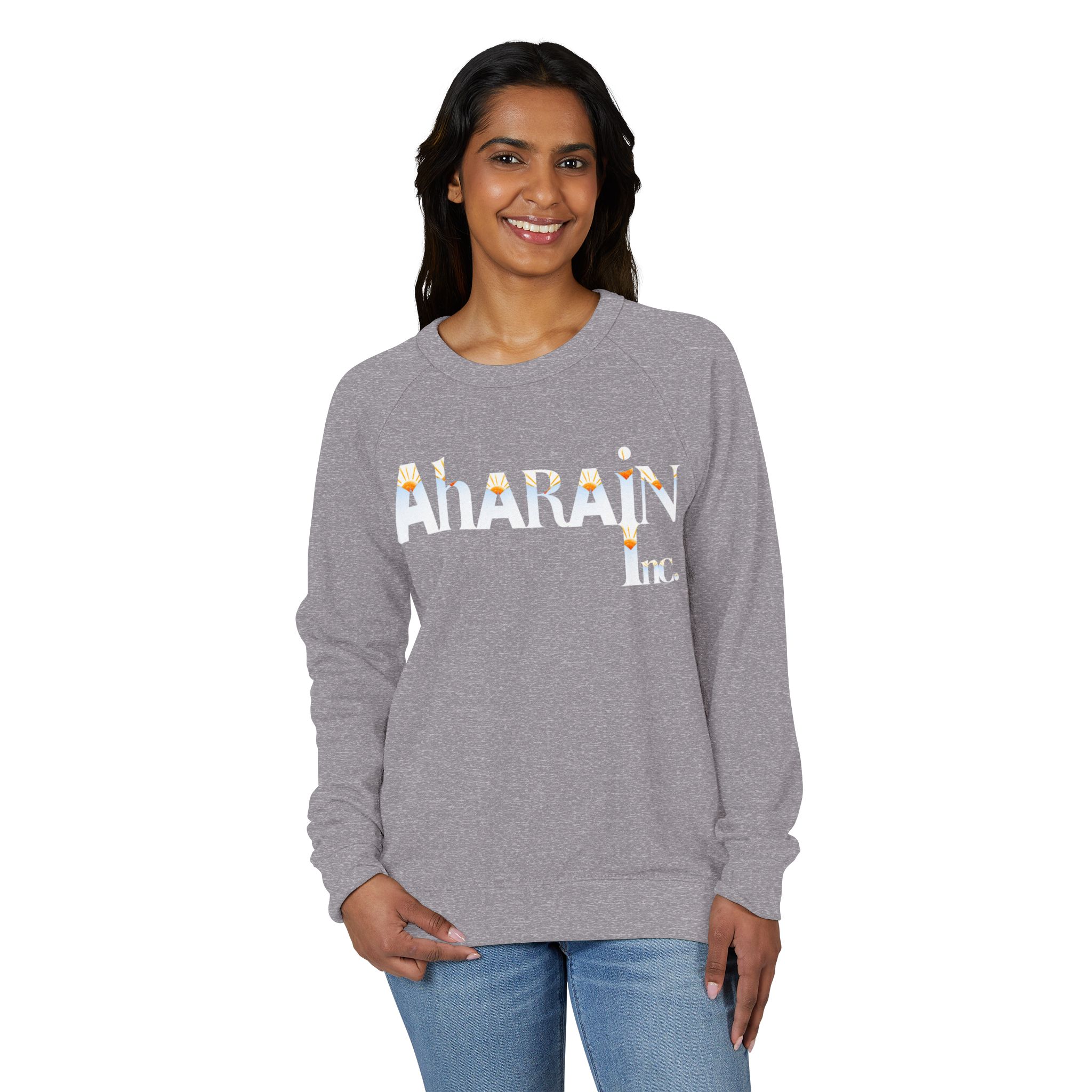 Unisex French Terry Raglan Crewneck - Image 19
