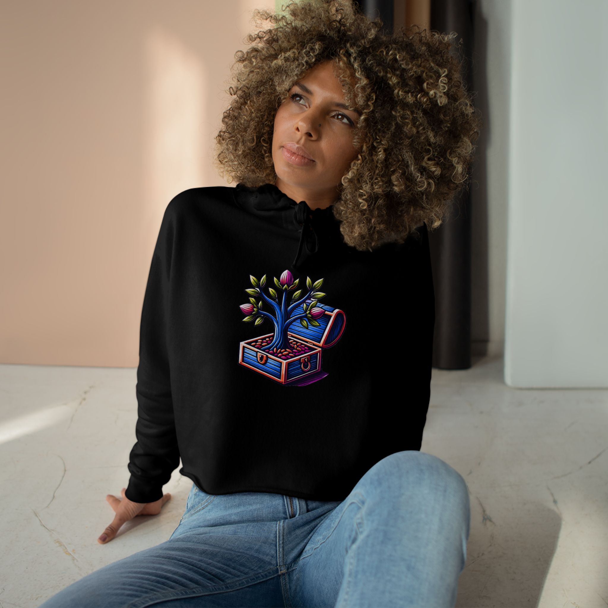 Crop Aharain Logo Hoodie - Image 9