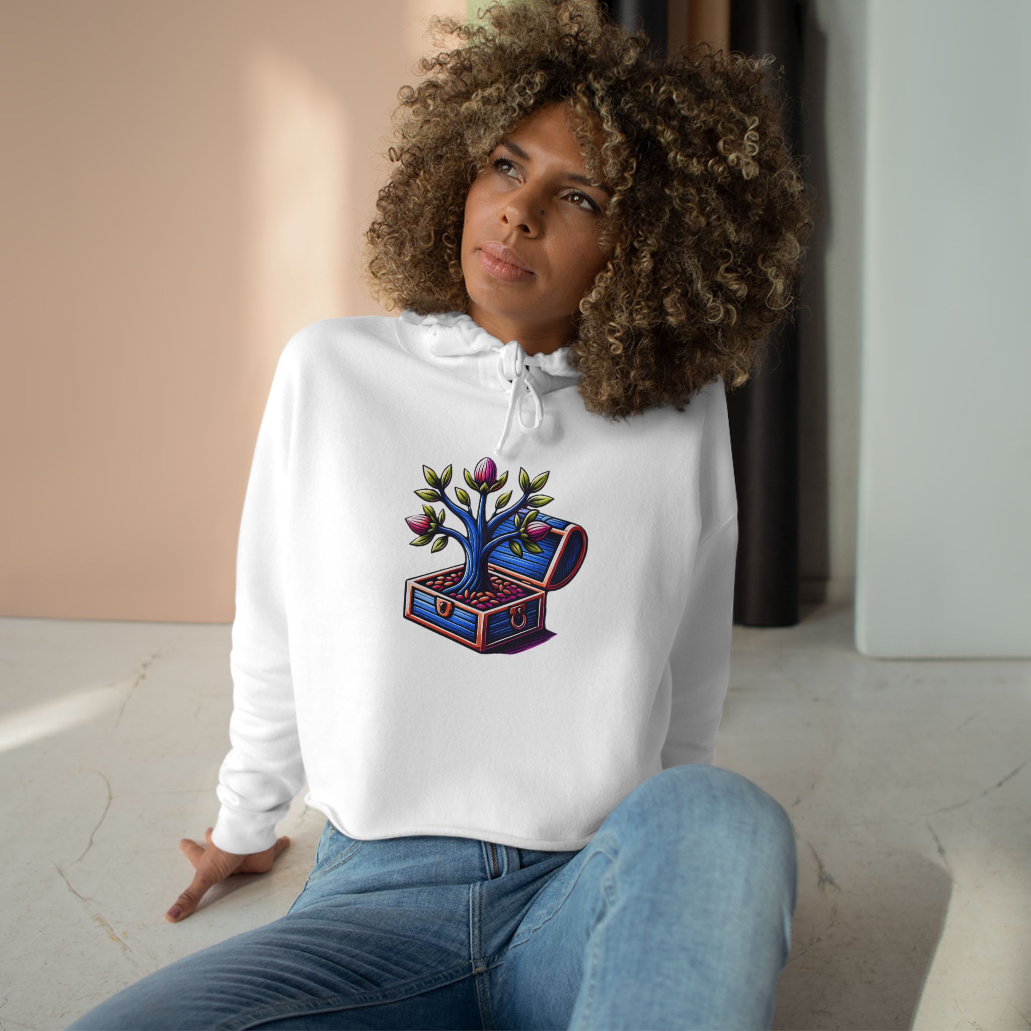 Crop Aharain Logo Hoodie - Image 6